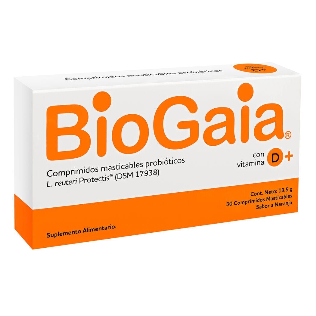 Biogaia D x 30 comp masticables Farmex-Pluxee-Persistente